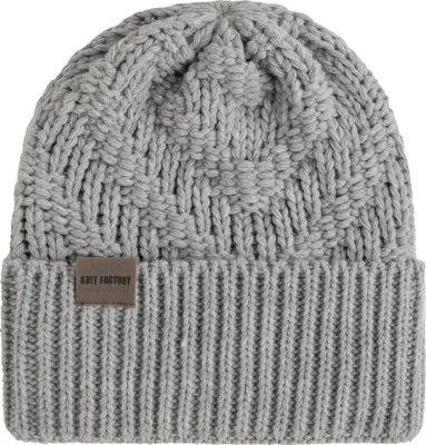 Produktbild von Knit Factory Sally Mütze - Iced Clay - One Size