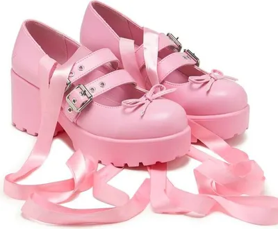 Produktbild von KOI High Heel Damen Miyako Lace Up Ballet Shoes pink EU39