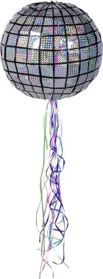 Produktbild von Zugpinjata Discokugel - Pull Piñata Geburtstag Pinata  zum Ziehen