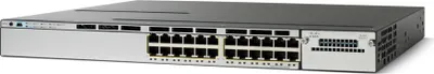 Produktbild von Cisco Catalyst WS-C3750X-24T-E, Managed, Gigabit Ethernet (10/100/1000), Rack-Einbau, 1U