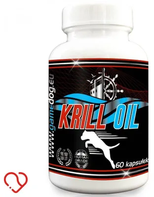 Zdjęcie produktu dla Game Dog Krill Oil Omega-3 dla psa 60 kapsułek