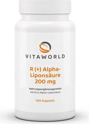 Produktbild von Alpha Liponsäure 200 R+ Kapseln 100 St