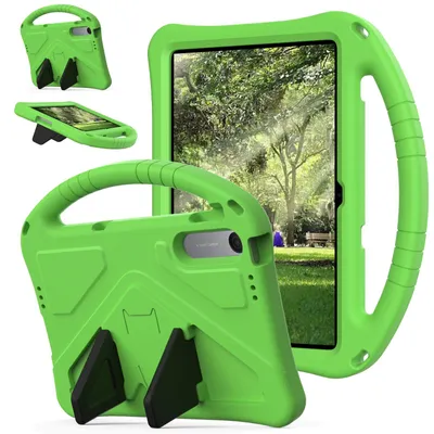 Produktbild von Kinder Schutzhülle für Xiaomi Redmi Pad 2 9.7 2026 9,7", Leicht EVA-Schaum mit Griff Ständer Hülle Grün