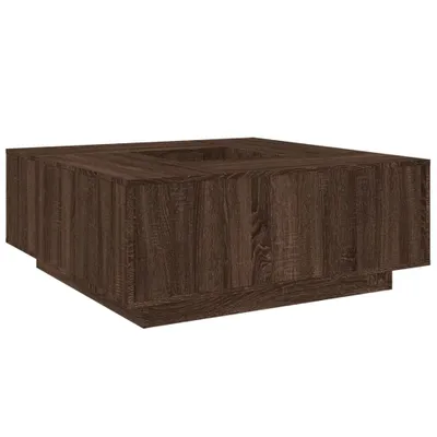 Produktbild von vidaXL Couchtisch Braun Eichen-Optik 100x100x40 cm Holzwerkstoff