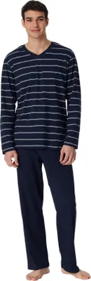 Immagine prodotto di Pigiama lungo da uomo Schiesser blu scuro 60 ST