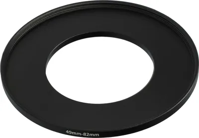 Produktbild von vhbw Step-Up-Ring Adapter 49 - 82mm für Kamera Objektiv - Filteradapter, Metall Schwarz