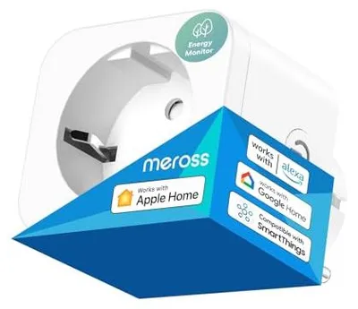 Produktbild von Meross WLAN Steckdose – Smart, 16A, App & Sprachsteuerung, Timer