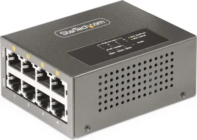 Obrázok produktu pre StarTech.com AS445C-POE-INJECTOR, 2.5 Gigabit Ethernet, 5 Gigabit Ethernet, Fast Ethernet, Gigabit Ethernet, 10,100,1000,2500,5000 Mbit/s, IEEE 802.3ab, IEEE 802.3af, IEEE 802.3at, IEEE 802.3bt, IEEE 802.3i, IEEE 802.3u, Cat5e, Cat6, Cat6a, Microsemi - PD69208T4, Microsemi - PD69200R, Šedá