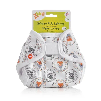 Produktbild von XKKO Überziehhöschen Newborn - Fox&Raccoon