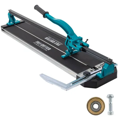 Produktbild von Profi Fliesenschneider 800 mm Max Schnittbreite - Profi Manuelle Fliesenschneidmaschine 6-15 mm Schnittdicke - Laserführung - Präzisions-Fliesenschneider