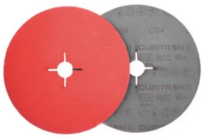 Produktbild von 3M Fiberscheibe Cubitron II (CER) 987C, 125 mm Durchmesser, Körnung: 36