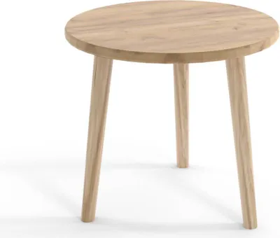 Produktbild von Kafeetisch Bolea 67 cm auf Holzbeinen - Eiche Craft Gold