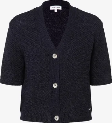 Produktbild von MORE & MORE Ajour Cardigan 0375 marine 36