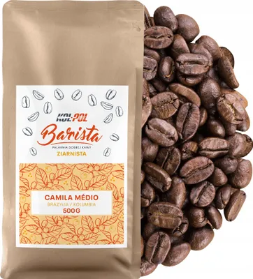 Zdjęcie produktu dla KAWA ZIARNISTA 500g Kawa Arabica Świeżo Palona - Camila Medio x Kol-Pol