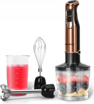 Obrázok produktu pre Ručný mixér Aigostar 1000 W - nôž na zmrzlinu, sekáčik a šľahač