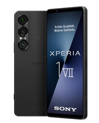 Produktbild von Sony Xperia 1 VII, 16,5 cm (6.5"), 12 GB, 256 GB, 52 MP, Android 15, Schwarz