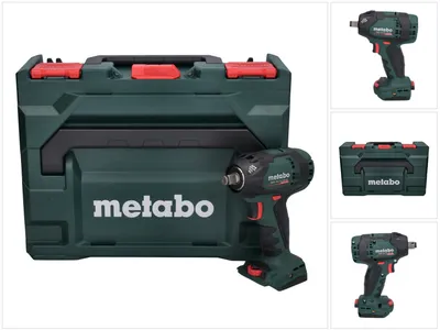 Image de Metabo SSW 18 LTX 300 BL Visseuse à chocs sans fil 18V ( 602395840 ) 300Nm 1/2" Brushless - sans batterie, sans chargeur + Coffret de transport