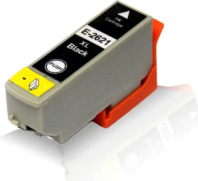 Produktbild von 1x kompatible Tintenpatrone für Epson Expression Premium XP-620 XP-625 XP-700 XP-710 XP-720 XP-800 XP-810 XP-820 C13 T2621 4010 T2621 Black 24,5 ml