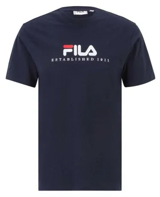 Image de Fila - T-shirt « Bedburg » pour homme PP9369 (S) (bleu marine foncé)