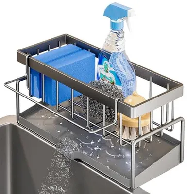 Produktbild von Organizer für Küche und Badezimmer - Abflussregal für Schwämme und Küchenutensilien