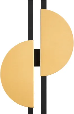 Produktbild von Maytoni Skyline LED Wandleuchte 23W Schwarz-Gold, Alu, 700lm, 79x19,2x6cm