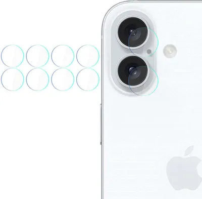Produktbild von 3mk Hybridglas Lens Protection für Apple iPhone 16 Plus Kamera Objektiv Kameralinse 0,16mm 6H (4 Stück)