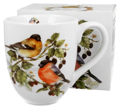 Produktbild von DUO World of Birds XXL Becher 1000 ml THE EURASIAN BULLFINCH New Bone China Porzellan