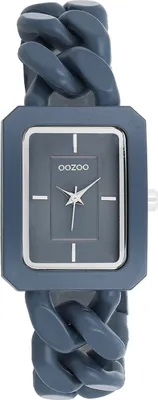 Image de Montre Oozoo bleue plastique Timepieces Femmes Montre à quartz analogique UOC11278