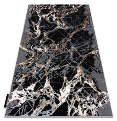Produktbild von Modern DE LUXE Teppich 622 Abstraktion - Strukturell grau / gold Grau 180x270 cm