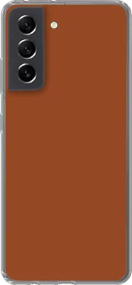 Produktbild von MuchoWow® Handyhülle Schutzhülle Hülle für Telefoonhoesje Samsung Galaxy S21 FE Terrakotta - Braun - Palette - Unifarben - Farben - Farbe Silikon Softcase Handy Hülle - Mobiltelefonhülle