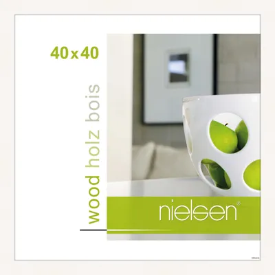 Zdjęcie produktu dla nielsen drewniana ramka na zdjęcia Essential, 40x40 cm, biała