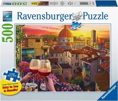 Produktbild von Ravensburger Cozy Wine Terrace, 500 Stück(e), Landschaft, 9 Jahr(e)