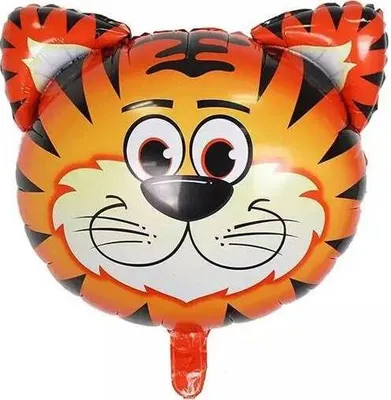Obrázek produktu pro Fóliový balónek tygr 55cm - Cakesicq