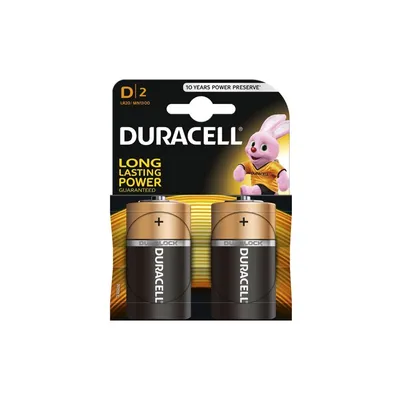 Obrázek produktu pro Duracell LR20, Baterie na jedno použití, LR20, Lithium, 1,5 V, 2 kusů