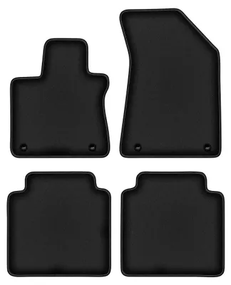 Productafbeelding van Velours automatten voor MG HS II vanaf 2024 (SUV) – 4-delig, zwart, op maat – Wielganizator DURBAN