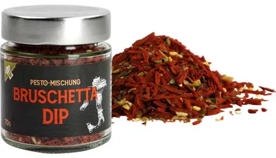 Produktbild von Bruschetta Dip Gewürzzubereitung hausgemacht Vegan 70g