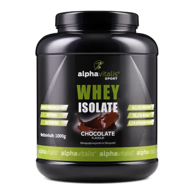 Produktbild von Alphavitalis Whey Protein Isolat | 1000g Schoko