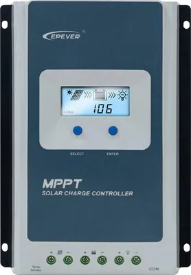 Obrázek produktu pro Solární regulátor nabíjení, účinnost MPPT přes 99,5 %, podporuje více typů baterií, pouze regulátor, 20 A, 12V 24V