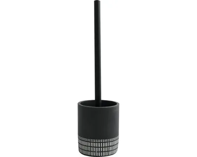 Zdjęcie produktu dla spirella® Zestaw szczotek toaletowych "Yuma", szczotka toaletowa, zestaw toaletowy wykonany z tworzywa sztucznego i bambusa, ciemnoszary/biały