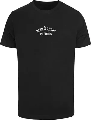 Zdjęcie produktu dla Mr. Tee Pray For Your Enemies Tee czarny - XL