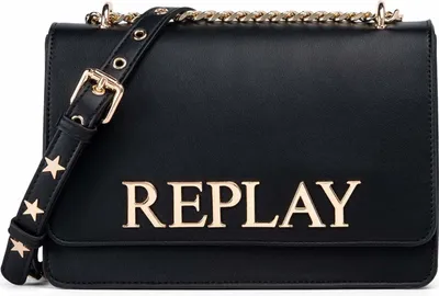Immagine prodotto di REPLAY borsa a tracolla Crossbody Bag Black / Gold nero