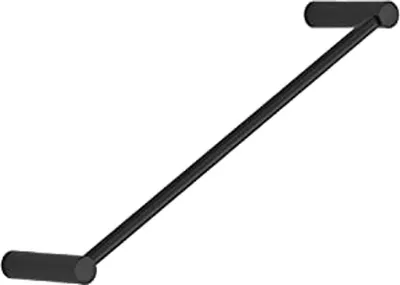 Handtuchhalter 40cm Schwarz - Wandmontiertes Edelstahl Handtuchregal für Badezimmer und Küche