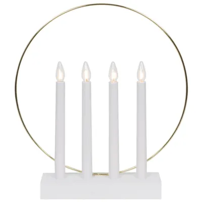 Produktbild von Star Trading 644-64, Leichte Dekorationsfigur, Weiß, IP20, Weiß, 4 Glühbirne(n), E10