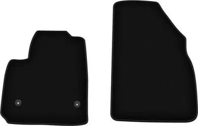 Image de Wielganizator Tapis avant de sol velours sur-mesure pour Cadilac XT5 (2015-, 0) noir, jeu 2 pièces, fixations