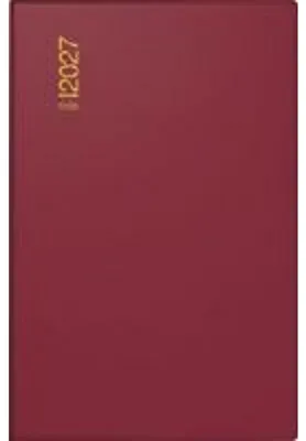 Produktbild von rido/idé 7016212297 Taschenkalender Mod. Industrie II 2027 A7, Kunststoff, bordeaux