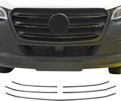 Image de Moulure de Grille de Calandre pour Mercedes Sprinter 2018-2025 Chromé 5Pcs