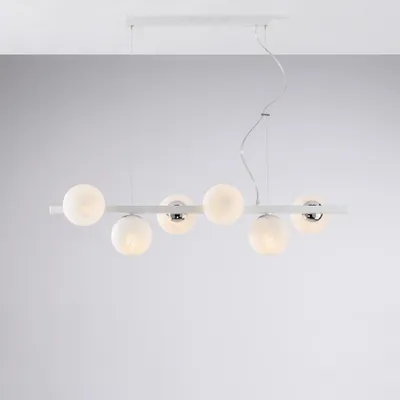 Obrázek produktu pro Lustr Adrian Contemporary White Chrome 6 světel E14