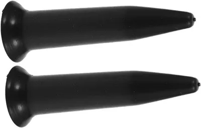 Image de Kit de capuchons en caoutchouc pour mât de parasol - Noir - Pièces de rechange - Lot de 2 - Film protecteur