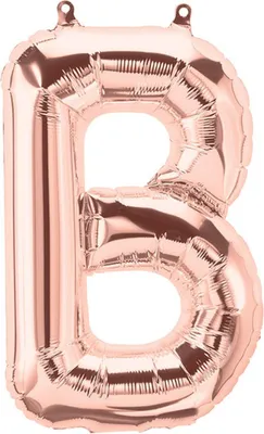 Produktbild von Folienballon Buchstabe B, rosegold, ca. 100 cm