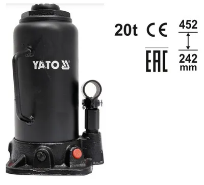 Hydraulikzylinder YATO Säulenheber 20t Hub 242-452mm Modell YT-17007